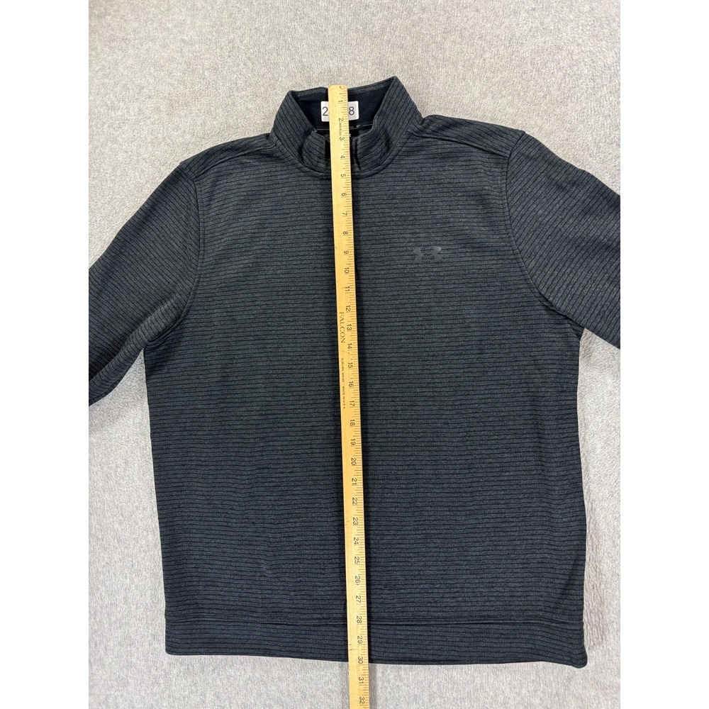 Under Armour STORM 1/4 Zip Midweight Golf Pullover (Men's XL) Gray - Picture 9 of 12